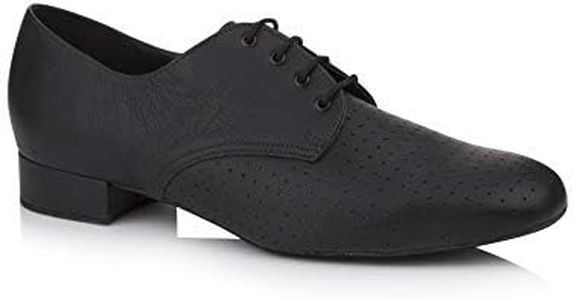 Freed of London Men's Davis Dance Shoe, Black, 9.5 UK Wide