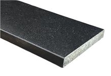 Vogue Tile Absolute Black Marble Granite Threshold (Marble Saddle) - Polished - (6" x 36")