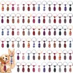 Segarty Small Dog Ties, 80 PCS Adjustable Assorted Pattern Pet Bow Ties for Small Dogs Bows Cats Grooming Bowties Puppy Neckties Festival Party Valentine Photography Holiday Costumes Birthday Gift