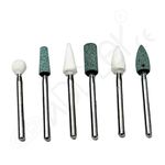 ADDLER DENTAL POLISHING COMPOSITE BUR HIGH POINTS CUTTING POLISHING. ALUMINIUM OXIDE 6 FG BURS FOR AIR ROTOR FOLDABLE + BUR STAND FREE.