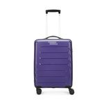 Aristocrat Polypropylene (PP) Chroma Cabin 55Cm Hardsided,8 Wheel Spinner,Fixed Combination Lock 8 Wheels Carry-On Luggage, Spacious, for Men & Women, 7 Year Warranty - Purple