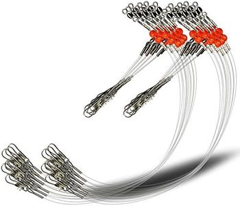 YOTO Fishing Leaders,Saltwater Tackle Rig with Swivels Snap, High-Strength Fishing Wire Gear Equipment for Lures Bait Or Hooks,1Arm and 2Arm