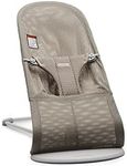 BabyBjörn BABYBJÖRN Bouncer Bliss, 3D Mesh, Light Grey Frame, Grey/Beige, Gray Beige mesh (006102US)