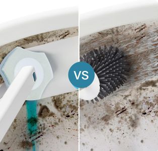 Toilet Wand Cleaning Kit with 48 Refills – Disposable Scrubbing Heads