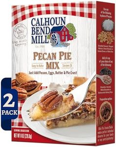 Calhoun Bend Mill Pecan Pie Mix, Sweet, Rich, Gooey Filling for Homemade, Classic Southern Dessert, Just Add Pecans, Eggs, Butter & Crust, Ideal for Any Occasion, 8 oz, 2-Pack