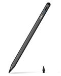 Metapen A8 iPad Pencil,Palm Rejection,4Min Fast Charging,Magnetic Attachment,Stylus Pen Compatible with iPad A16 6th-11th Gen, Air 3/4/5/M2/M3/M4, Pro 11"/12.9"/13", mini 5/6, Black