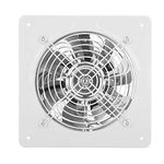 40W 220V Wall Mounted Exhaust Fan Low Noise Window Air Vent Ventilation for Bathroom Kitchen Garage Barn (White)