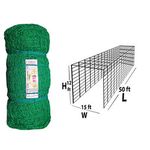 Elk Power 50x15x12 Feet with Roof Cover Cricket Net (Green), (EKL_25)