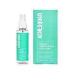 Acne Squad Salicylic Acid & Glycolic Acid Back & Body Spray 100ml | For Back Acne Breakouts & Bumps on Back & Body | 100ml