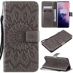 Ttianfa Case for LG K9300S Wallet Flip case with 2& Tempered Glass Screen Protector[2 Card Slot] [Magnetic][Stand] Sunflower Embossed Strap PU Leather 360° Shockproof Flip Folio,Black