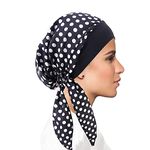 Chemo Headwear for Women Head Scarfs Turbans UK Cancer Scarves Bandanas Ethnic Muslim Headwraps Silky Hair Loss Chemo Bandana Beanie Hat