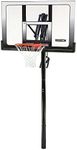 Lifetime 71281 In Ground Power Lift Basketball System, 52 Inch Shatterproof Backboard