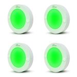 Murphy 3W Strikon Round LED Surface Cabinet Down Light (Pack of 4, Green)