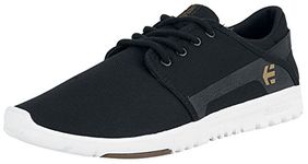 Etnies Mens Scout Skate Shoe, Black/White/Gum, 6 Medium US