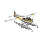 1:32 Scale Float Seaplane Model DIY Assemble Model Airplane Craft Educational Building Kits Desk Decoration 3D Puzzle for Adults Men Women