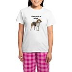 CafePress I Sleep with A Beagle Women's Light Pajamas Womens Pajama Set