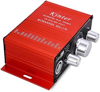 Fasizi MA-170 Amplificador de Potencia para automóvil Reproductor Digital Estéreo HiFi 2CH 20W RMS CD DVD MP3 Subwoofer AMP para el hogar