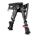 Zeadio Carbon Fiber Pivot Tiltable Bipod with Sling Mount (6"- 9")