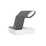 Belkin Powerhouse Charge Dock for Apple Watch + iPhone Charging Dock for iPhone Xs, XS Max, XR, X, 8/8 Plus and More, Apple Watch Series 4, 3, 2, 1 (White)