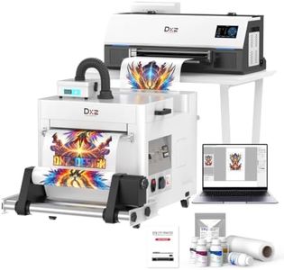 DXZ A3 DTF Printer with Shaker Oven, High-Speed with F1080 Printhead, 4.5” LED Multi-Function Touch Screen, 13'' Apparel Printer T-Shirt Printing, 2-Year Ink Included