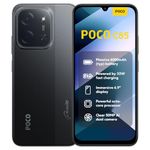 XIAOMI POCO C85, Smartphone 8+256GB, 6.9" 120Hz Display 7.99mm Design, MediaTek Helio G81-Ultra Octa-core, 50MP AI dual camera, 6000mAh, Black, Charger Not Included