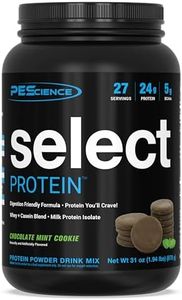 PEScience Select Low Carb Protein Powder, Chocolate Mint Cookie, 27 Serving, Keto Friendly and Gluten Free