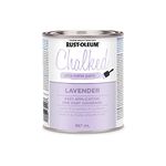 Rust-Oleum Chalked Ultra Matte Paint Multi-Surface DIY Paint for Cabinets, Furniture, Crafts in Lavender, 887 mL