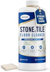 Stone & Tile Floor Cleaner, 32 oz Concentrate Makes Up to 16 Gallons, pH Neutral Formula, Streak-Free Cleaner for Granite, Marble, Ceramic, Porcelain, Slate, Vinyl & Sealed Natural Stone, Made in USA