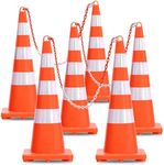 DWVO Safety Cones 36 Inch (6 Pack),