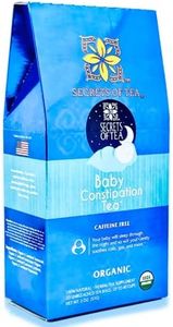 Secrets Of Tea Baby Constipation Relief Tea - Natural USDA Organic Caffeine Free - Tea for Baby Colic, Gas ,And Acid Reflux - Up to 80 Servings -20 Count(1 Pack)