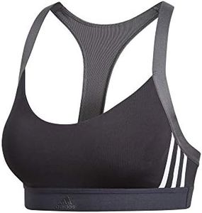 Adidas Women All Me 3S Sports Bra - Black, 2X-Small