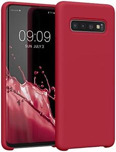 kwmobile Case Compatible with Samsung Galaxy S10 Case - Soft TPU Silicone Protective Phone Cover - Black