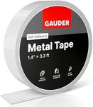 GAUDER Metal Tape Self Adhesive | Ferrous Tape for Magnets | Metallic Steel Strip