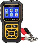 Acclope BT60 Pro Car Battery Tester, Digital Analyzer with Cloud Printing, 100-3000 CCA Range for 6V/12V/24V AGM, Lithium, Gel Batteries, Automotive Charging System