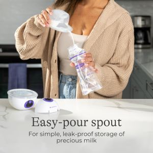 Lansinoh Wearable Breast Pump Bundle – Hands-Free Double Electric Pump