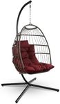 SereneLife Foldable Egg Chair - Rat