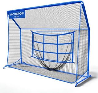 Baseball Softball Net with Blocking System,10x7ft Cage Net with Strike Zone
