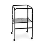 Prevue Pet Products Bird Cage Stand with Shelf, Black