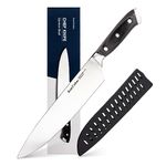 SimCoker Chef Knife Kitchen Knife Ultra Sharp Asian Knife 8 inch Chef Knife - German High Carbon Stainless Steel 1.4116 - Ergonomic Pakkawood Handle…