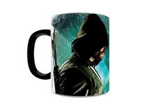 Morphing Mugs Arrow (Green Arrow) Ceramic Mug, Black