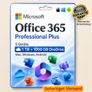 Microsoft Office 365 Pro Plus für 5 Geräte - lebenslanges Konto für Mac Win iOS