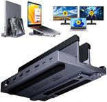 Docking Station Dual Monitor: QUUGE 7 in 1 USB C Dock Stand with Dual HDMI(4K120Hz + 60Hz), Gigabit Ethernet, 2xUSB3.0, 100W PD & Laptop Stand, Macbook Docking Station USB C for MacBook Air/Pro, Dell