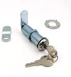 Extra-Long RV Cam Lock with 8025 Key Code, 2 Inch Weather Resistant Cam Lock for RV, Thick Drawer, and Compartment Door, Keyed-Alike