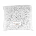 LIV DROP 1000 Pcs CE2 End Crimp Terminal Wire End Cap Transparent Plastic Nylon Protective Closed End Wire Crimp Connector Cap Wire Jointer