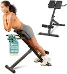 Lifepro Foldable Roman Chair Hyperextension Bench & Dip Station - Multi-Purpose Workout Chair & Back Extension Bench for Upper Body, Lower Body, & Core Strength Training - 330 Lbs Weight Capacity