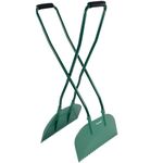 Crystals Leaf Grabber Long Handled - Heavy Duty Leaf Picker Garden Grabber for Gathering Leaves, Grass Cuttings - Leaf Collector Grabber – Easy Pick Up - Green