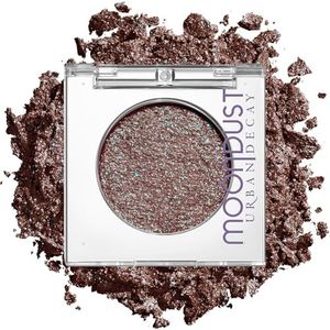 Urban Decay 24/7 Moondust Glitter Eyeshadow Single - Sparkly Eye Glitter Makeup, Long-lasting, Highly Reflective Shimmer Finish, Eye Shadow Topper, Solstice (Red with Green Sparkle) - 0.06 oz