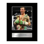 Joe Calzaghe Signed Mounted Photo Display Boxing Champion Autographed Gift Picture Print