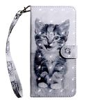Tophung iPhone 6S Plus Case, iPhone 6 Plus Shockproof Flip 3D Animal Art PU Leather Wallet Phone Cases with Stand Magnetic Money Pouch Folio Bumper Protective Cover for iPhone 6S Plus/6 Plus Cat