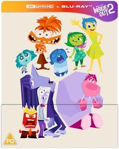 Disney Pixar's Inside Out 2 4K UHD + Blu-ray Steelbook [Region Free]